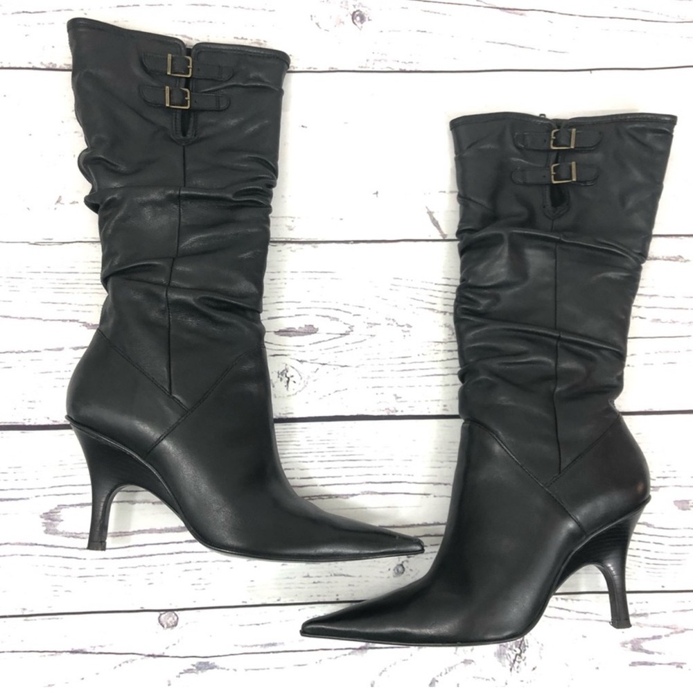 SOLD Black Leather Women's Boots